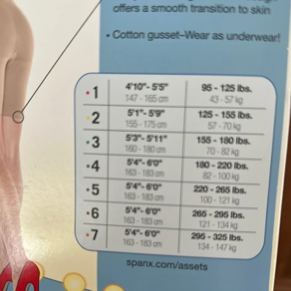 ASSETS a Spanx Company Hi Waist Mid Thigh Shaper Nude Color Size 2